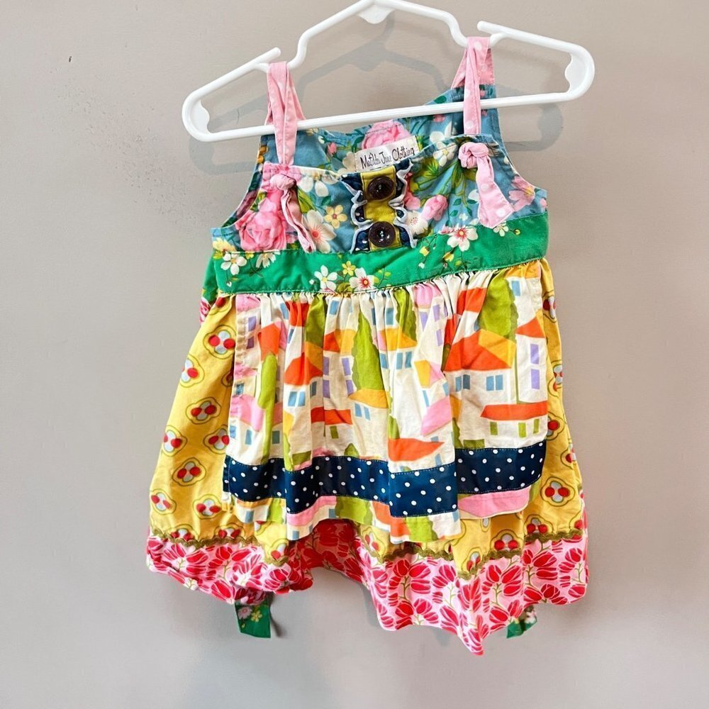 Matilda Jane Yellow Perry Knot Dress Size 2